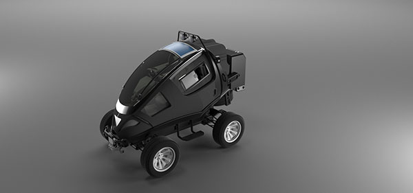 slideshow image one of the coachwork of a black terrain vehicle